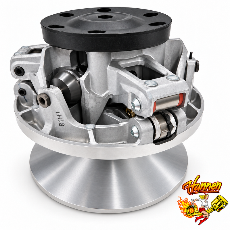 PDrive clutch with Hannen Performance logo on white