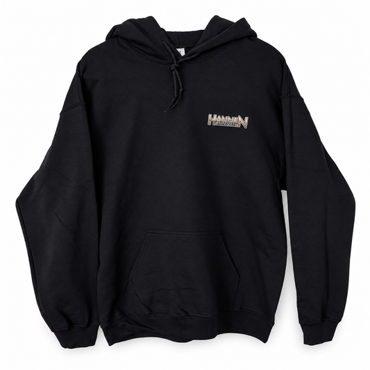Hannen Performance- Blue Turbo Hoodie on a clean white background