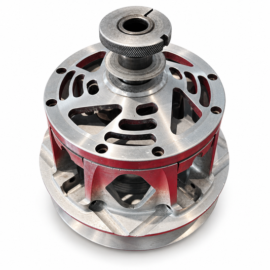 Micro Belmont 8.5” Skidoo 4 Arm Clutch on a clean white background