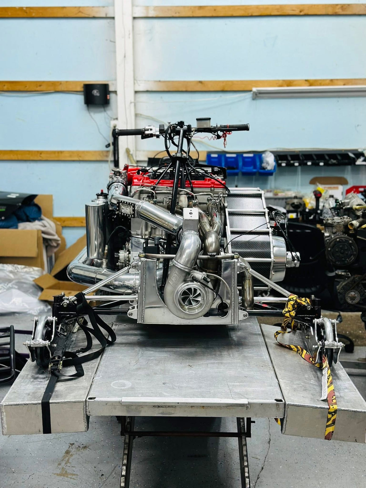 Custom turbocharged build at Hannen Performance
