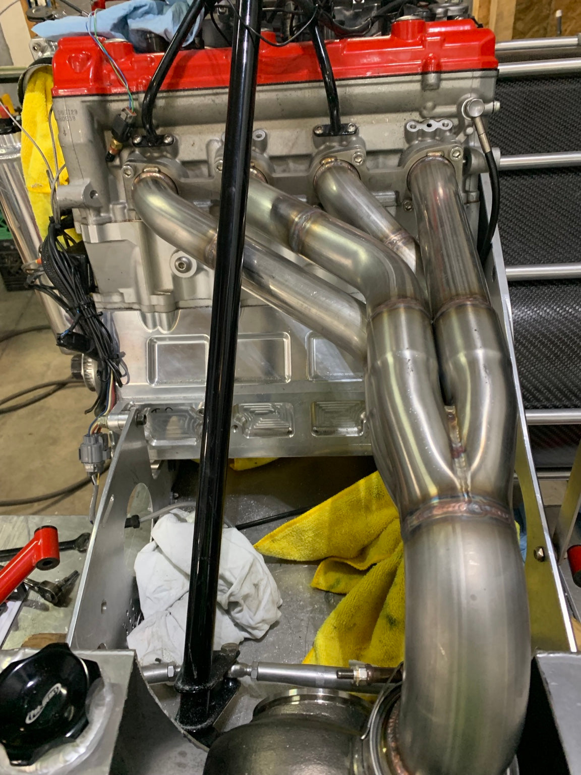 Fabricated exhaust header