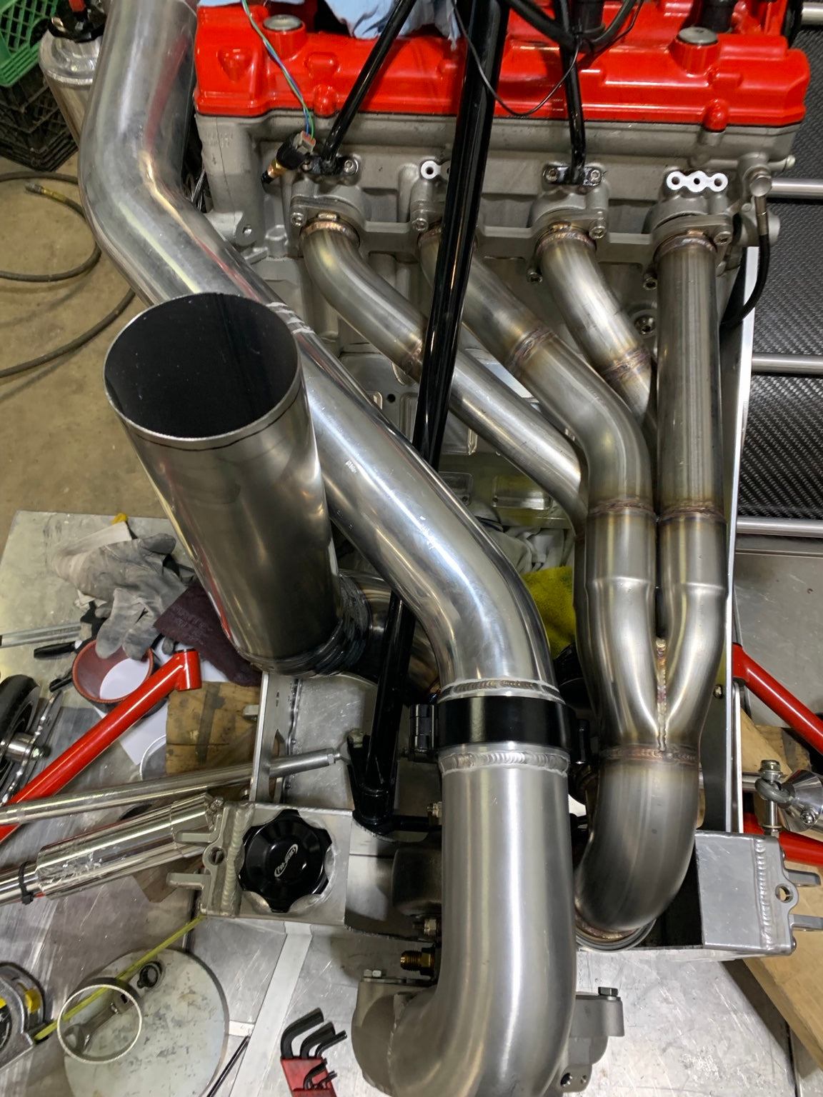 Custom exhaust and intake piping