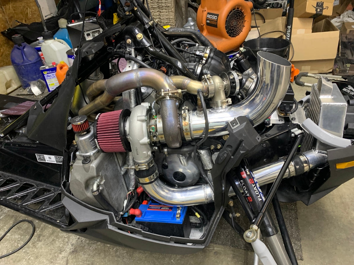 Custom turbo and polished piping
